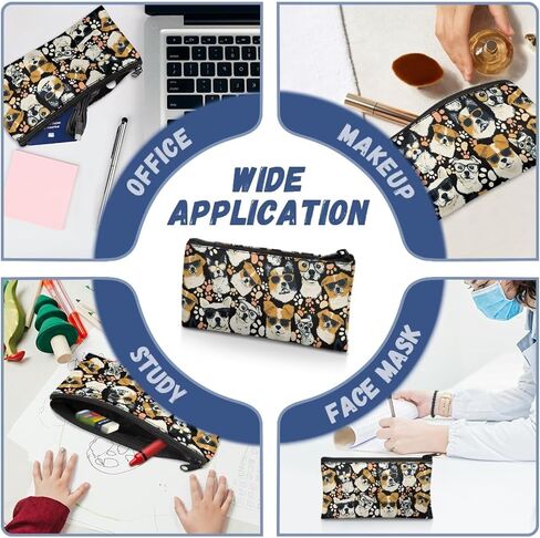 Dinosaur Pencil Case for Boys Cool Pen Organizer with Zipper Big Capacity School Pencil Box Preschool Toddlers Black Pen Pouch Toddlers in Saudi Arabia
