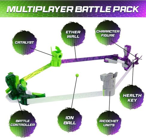 Multiplayer Battle Pack - Heatoru and Arctos - Create Your Own Battle Arena - Fast Paced Battle Game with Collectible Figure and Trading Card - Strategic Fighting Games for Kids in Saudi Arabia