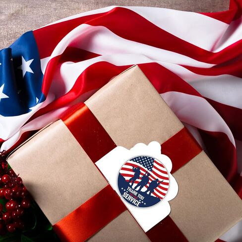 لويز ماليز 500pcs قدامى المحاربين يوم ملصقات أمريكا العسكرية لصالح الحفلات التقاعد شكرا لك على ملصقات ملصق الخدمة الخاصة بك الاحتفال بالإمدادات in Kuwait