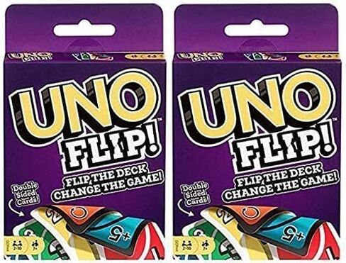 Mattel Uno Flip Card Game ، Combo Pack of 2 in Saudi Arabia