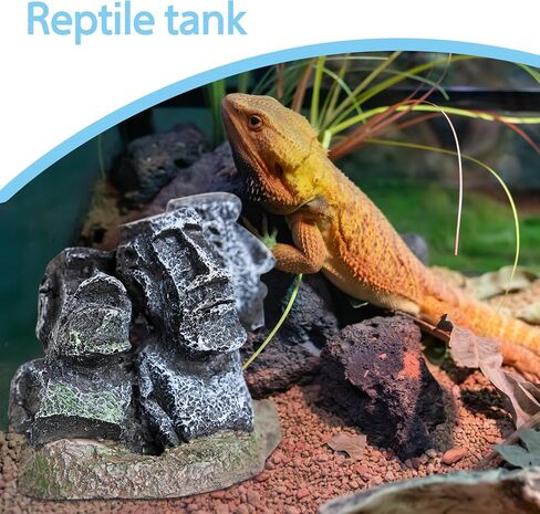 عيد الفصح Moai تمثال Aquarium Decor - Terrariums و reptile Joxes Tabletop أو Office Decoration in Kuwait