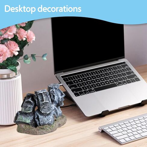 عيد الفصح Moai تمثال Aquarium Decor - Terrariums و reptile Joxes Tabletop أو Office Decoration in Kuwait