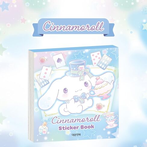 GIANANO Character Sticker Minidiary - Various designs, diary & stationery & notebook decor stickers, mini size sticker diary, 24page (Cinnamo-Roll) in Saudi Arabia