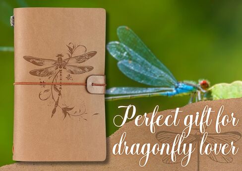 هدايا innobeta dragonfly للنساء/الرجال ، الهدايا لمحبي اليعسوب ، مجلة اليعسوب ، دفتر الملاحظات ، كراسة الرسم ، مذكرات السفر ، 7.8 × 5 بوصات in Saudi Arabia