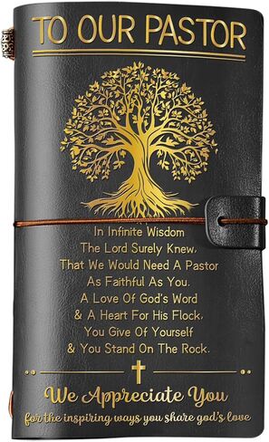 هدايا تقدير القس ، هدايا القس للرجال ، دفتر المجلات المجلس ، هدايا الوزير ، الهدايا المسيحية ، شكرا لك هدايا عيد ميلاد عيد الميلاد للتقاعد للقسا in Kuwait