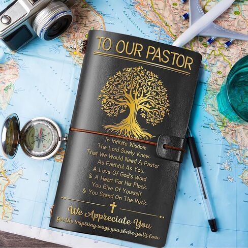 هدايا تقدير القس ، هدايا القس للرجال ، دفتر المجلات المجلس ، هدايا الوزير ، الهدايا المسيحية ، شكرا لك هدايا عيد ميلاد عيد الميلاد للتقاعد للقسا in Kuwait