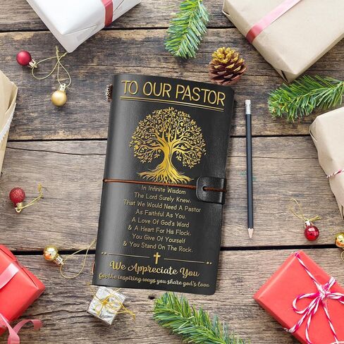 هدايا تقدير القس ، هدايا القس للرجال ، دفتر المجلات المجلس ، هدايا الوزير ، الهدايا المسيحية ، شكرا لك هدايا عيد ميلاد عيد الميلاد للتقاعد للقسا in Kuwait