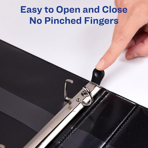 Avery Heavy-Duty View 3 Ring Binders, 1.5" One Touch EZD Rings, 12 White Binders (79195) in Saudi Arabia