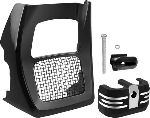 Chin Spoiler + Black Ignition Coil Cover Fits for Harley Touring Road King, Street Glide, Road Glide, and Electra Glide 2018-2025 in Saudi Arabia