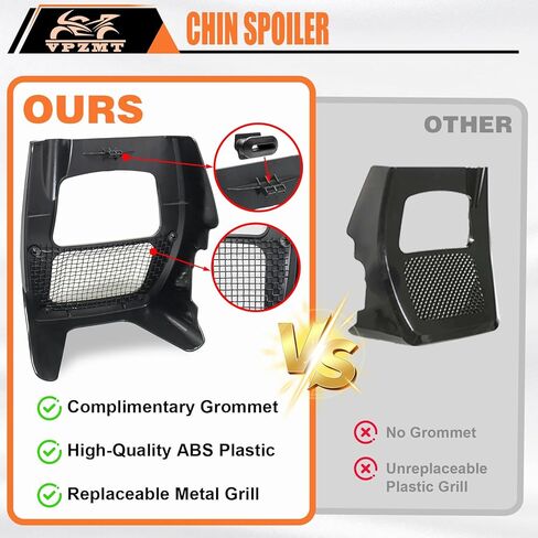 Chin Spoiler + Black Ignition Coil Cover Fits for Harley Touring Road King, Street Glide, Road Glide, and Electra Glide 2018-2025 in Saudi Arabia