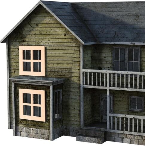 Doitool Dollhouse Wooden Windows 10pcs مربع مصغرة الإطار الأثاث دمية الأثاث مصغرة النافذة الخشبية الصغيرة نماذج دمى الملحقات للدمى ديكورز - 7 سم - 7 سم - in Saudi Arabia