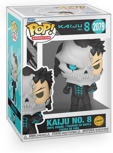 Pop Anime: Kaiju No. 8 - Kaiju No. 8 with Broken Mask (Chase Variant) Vinyl Figure Bundled with Box Protector Compatible for Funko in Saudi Arabia