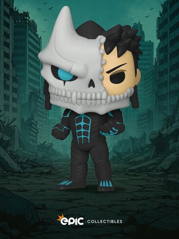 Pop Anime: Kaiju No. 8 - Kaiju No. 8 with Broken Mask (Chase Variant) Vinyl Figure Bundled with Box Protector Compatible for Funko in Saudi Arabia