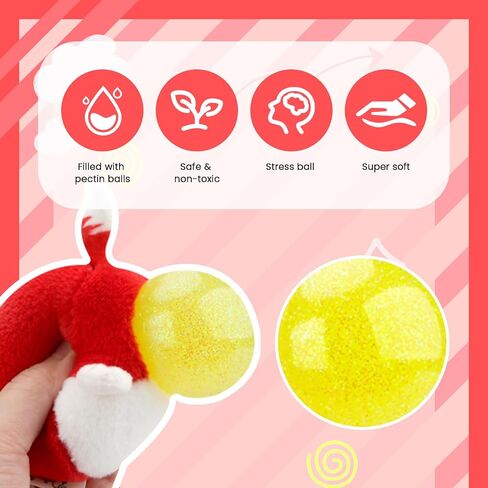 الإجهاد Buster الإجهاد المخلص للأطفال/البالغين قرصة قرصة التهوية تنفيس الكرة ناعمة حبات -Squeze Squishy Ball مع غطاء أفخم (Ginger Cat) in Saudi Arabia