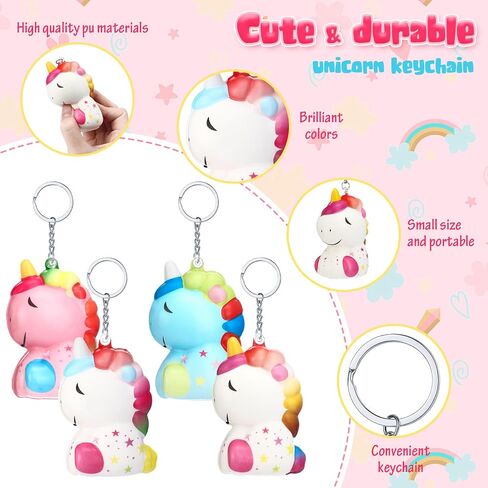 24 PCS Cupcake Squishy Ceychains للطلاب الضغط على كرات الإجهاد مفاتيح ألعاب الإجهاد اللطيفة للمعلم الطالب حفلة عيد ميلاد زميل في العمل in Kuwait