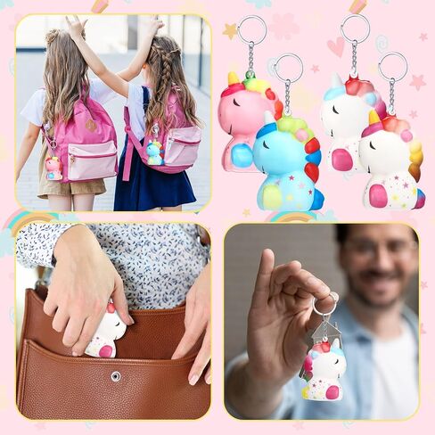 24 PCS Cupcake Squishy Ceychains للطلاب الضغط على كرات الإجهاد مفاتيح ألعاب الإجهاد اللطيفة للمعلم الطالب حفلة عيد ميلاد زميل في العمل in Kuwait