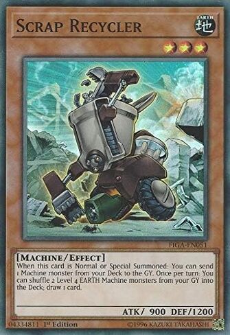Yu-Gi-Oh! - Scrap Recycler - FIGA-EN051 - Super Rare - 1st Edition - Fists of The Gadgets in Saudi Arabia