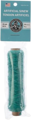 Sinew Bobbin 60ft (20yd) Neon Green 5ply ، اختبار 70 رطل في الولايات المتحدة الأمريكية ، Sinew الاصطناعي in Kuwait