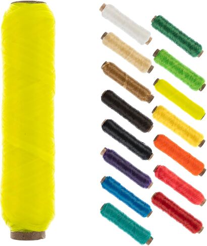 Sinew Bobbin 60ft (20yd) Neon Green 5ply ، اختبار 70 رطل في الولايات المتحدة الأمريكية ، Sinew الاصطناعي in Kuwait