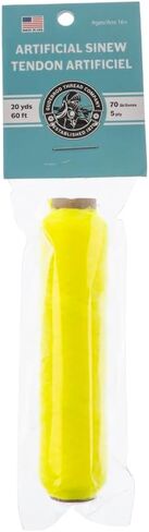 Sinew Bobbin 60ft (20yd) Neon Green 5ply ، اختبار 70 رطل في الولايات المتحدة الأمريكية ، Sinew الاصطناعي in Kuwait
