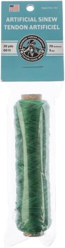 Sinew Bobbin 60ft (20yd) Neon Green 5ply ، اختبار 70 رطل في الولايات المتحدة الأمريكية ، Sinew الاصطناعي in Kuwait