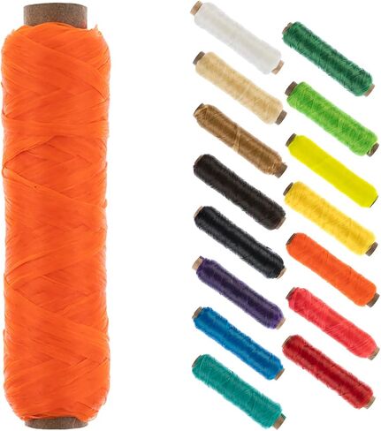 Sinew Bobbin 60ft (20yd) Neon Green 5ply ، اختبار 70 رطل في الولايات المتحدة الأمريكية ، Sinew الاصطناعي in Kuwait