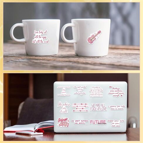 50 PCS Self love Stickers Love Yourself Sticker Self Care Self-approval Decals for Journaling Laptop Scrapbook Water Bottles Guitar Suitcase Waterproof Vinyl Gifts for Women Girl Kids Teens (Selflove) in Kuwait