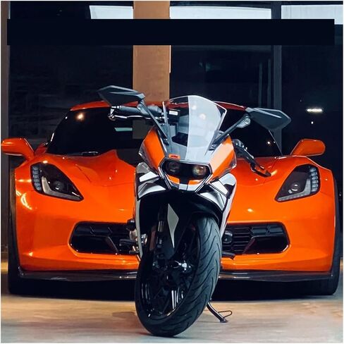 دراجة نارية Fairing Sovered Wing Sovered ، ملاءمة مناسبة لـ K-TM RC390 RC16 RC8C 2014-2021 Acrylonitrile Butadiene Styrene (Blude Black) in Kuwait