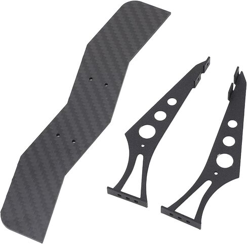 RC Car Tail Wing Carbon Fiber Universal Replacement Rear Spoiler for TT02 XV01 PTG2 1/10 RC Cars Lightweight Durable High Performance Racing Upgrade in Saudi Arabia