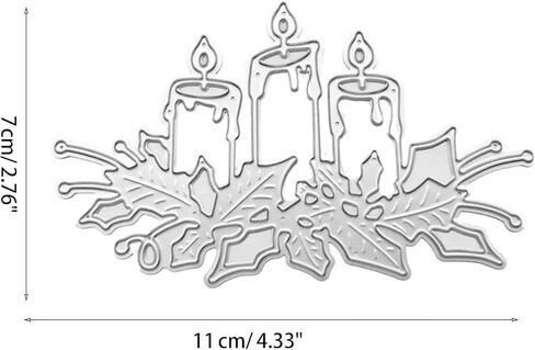 Birthday Candle Mould Cutting Dies, for DIY Scrapbooking Photo Album Decorative Embossing Paper Dies for Card Making Templated in Saudi Arabia