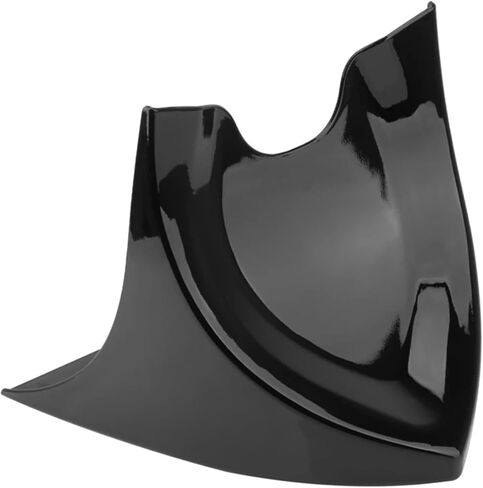 تناسب Harley Touring Sportster Fit for Softail Motorcycle Chin Fairing Mudguard Lower Front Air Dam Cover (Light Black) in Kuwait