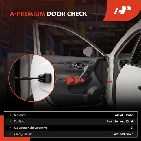 A-Premium 2PCS Front Left and Right Door Check Strap Stopper Compatible with Nissan 350Z 2003 & Infiniti G35 2003-2007 in Saudi Arabia