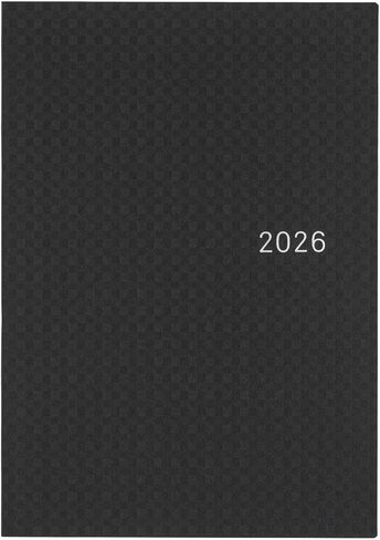 Hobonichi Techo Hon A5 2026 - Paper Series: Black Gingham (English ، Januar Start Planner) in Saudi Arabia