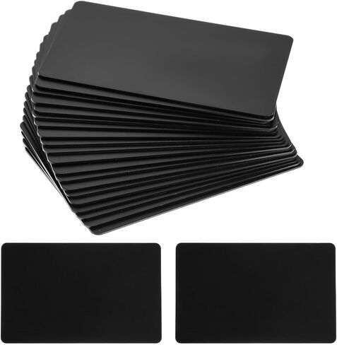 NTAG215 Black Card 20PCS TAGS بطاقة العمل معاد إعادة كتابة NTAG 215 PVC بطاقات فارغة مع رقاقة سهلة مريحة 504 بايت علامة الذاكرة متوافقة مع جميع الأجهزة الممكّنة السوداء in Saudi Arabia