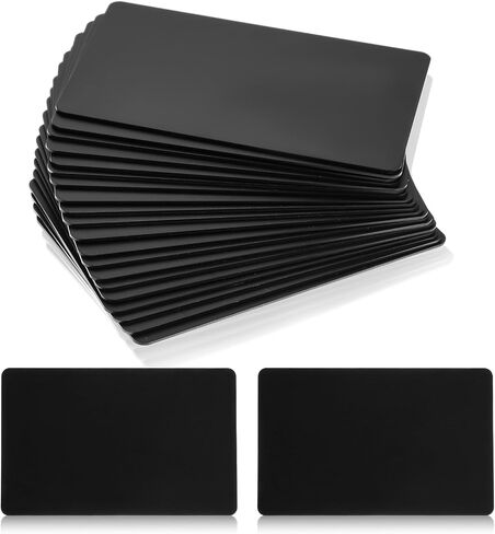 NTAG215 Black Card 20PCS TAGS بطاقة العمل معاد إعادة كتابة NTAG 215 PVC بطاقات فارغة مع رقاقة سهلة مريحة 504 بايت علامة الذاكرة متوافقة مع جميع الأجهزة الممكّنة السوداء in Saudi Arabia