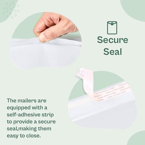 أبيض Kraft Bubble Mailer ، 10.5 × 16 بوصة ، 100 حزمة ، مرسلات مظروف شحن مبطن ، ختم ذاتي وشريط قشر in Saudi Arabia