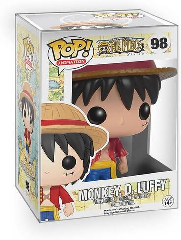 Pop Anime: One Piece - Monkey D. Luffy Vinyl Figure Included with Box Protector Compatible for Funko in Kuwait
