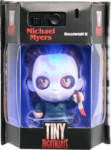 Just Play Tiny Nightmares 3-inch Black Light Edition Collectible Michael Myers Figure, Amazon Exclusive, Toy for Fans, Teenagers, Adults. Boys, Girls, Ages 14 and Up in Saudi Arabia