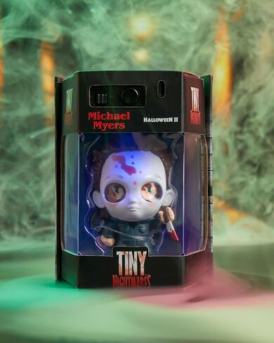 Just Play Tiny Nightmares 3-inch Black Light Edition Collectible Michael Myers Figure, Amazon Exclusive, Toy for Fans, Teenagers, Adults. Boys, Girls, Ages 14 and Up in Saudi Arabia