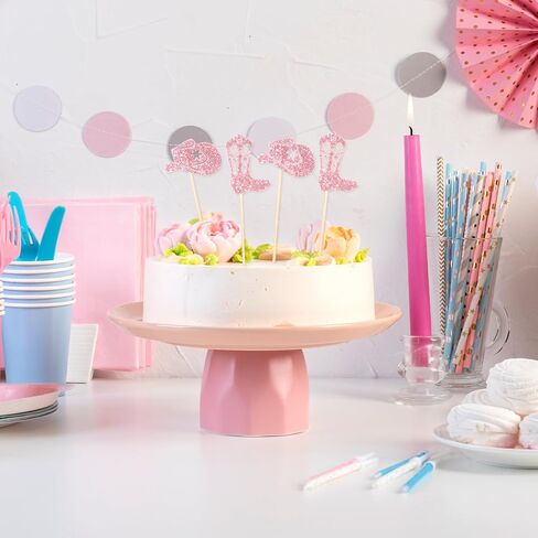 32pcs رعاة البقر القبعات أحذية كب كيك أعلى القبعات ، أغطية كعكة رعاة البقر اللامعة ، زينة حفلات رعاة البقر ، مناسبة للحفلات ذات الطابع الغربي ، حمام الأطفال ، حفلات أعياد الميلاد in Kuwait