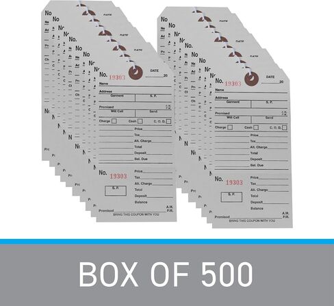 SSWBasics 3W x 6H inch Strung Off-White Perforated Alteration Tags - Box of 500 in Saudi Arabia