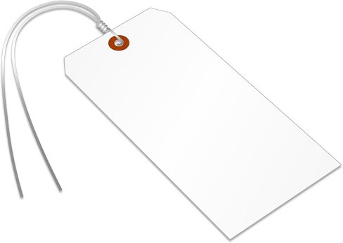 SmartSign فارغة علامات الشحن الأحمر مع الأسلاك | 6.25 "× 3.125" حجم 8 مادة البولي بروبيلين إثبات المسيل للدموع ، حزمة 25 in Saudi Arabia