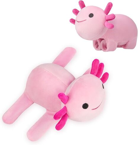 Huggers Axolotl ، صفعة Axolotl المحشو ، كتاب لطيف للكتاب الحيوان الصديق ، ألعاب Axolotle ممتعة للبنين والبنات. (الأرجواني) in Kuwait