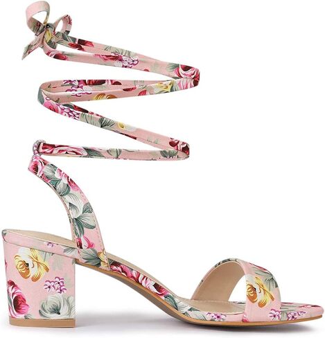 صنادل نسائية من Allegra K بكعب عريض وكعب عالٍ in Kuwait