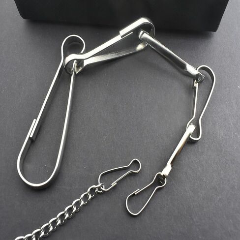 60 pcs Stainless Steel Small Spring Hooks 1inch/25mm Lanyard Clasp Zipper Snap Clips for Key Chain ID Card Badge Holders in Kuwait