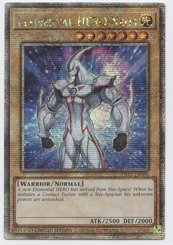 Elemental Hero Neos - TN23-EN006 - Quarter Century Secret Rare - Limited Edition in Saudi Arabia