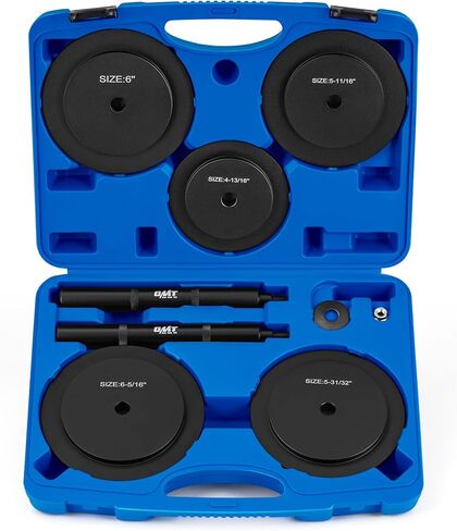 Orion Motor Tech Truck Hub Seal Installer Kit, 9pcs Heavy Duty Seal Drivers Compatible with Class 7 8 Trucks, 4-13/16" to 6-5/16" Large Race and Seal Drivers for Truck Hub Seal Removal Installation in Saudi Arabia