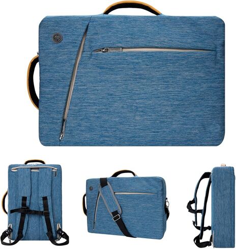 Hybrid Convertible Water Resistant 13" Laptop Work Backpack Shoulder Messenger for Business Executives, Professionals, Travel in Kuwait