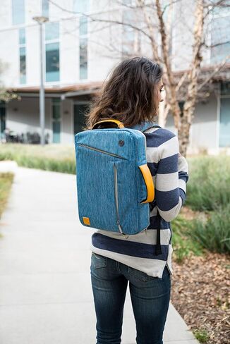 Hybrid Convertible Water Resistant 13" Laptop Work Backpack Shoulder Messenger for Business Executives, Professionals, Travel in Kuwait