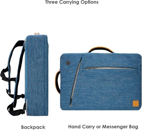 Hybrid Convertible Water Resistant 13" Laptop Work Backpack Shoulder Messenger for Business Executives, Professionals, Travel in Kuwait